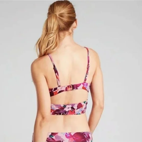 Athleta Daybreak Tropic Bra Cup Bikini 36 D-DD - Picture 2 of 2